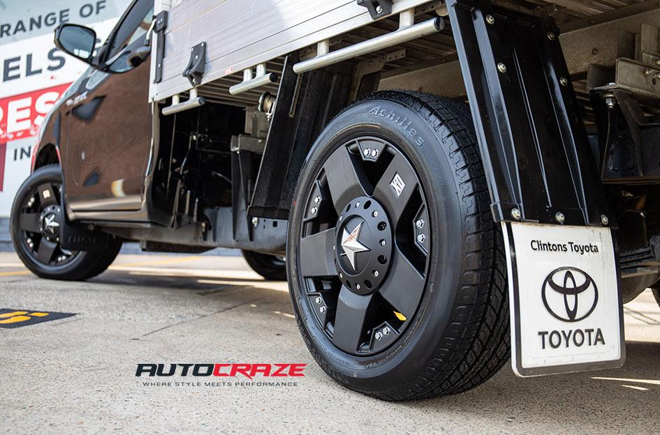 TOYOTA HILUX 2WD (2005 ONWARDS) ROCKSTAR XD MATTE BLACK